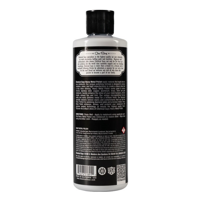 Chemical Guys Heavy Metal Polish - 16oz - Case of 6