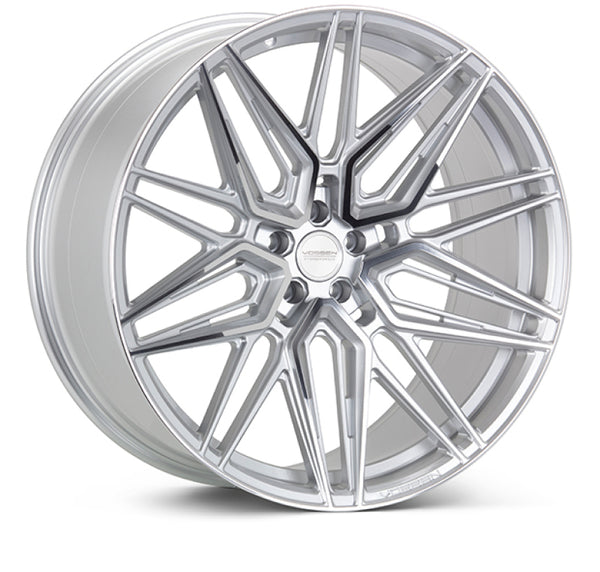 Vossen HF-7 21x10.5 / 5x120 / ET38 / Deep Face / 72.56 - Silver Polished