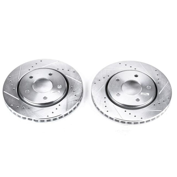 Power Stop 08-16 Chrysler Town & Country Front Evolution Drilled & Slotted Rotors - Pair