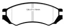 EBC 91-93 Nissan NX 2.0 (ABS) Yellowstuff Front Brake Pads