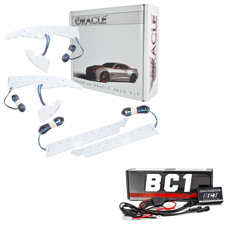 Oracle 14-15 GMC Sierra Headlight DRL Upgrade Kit - ColorSHIFT w/ BC1 Controller