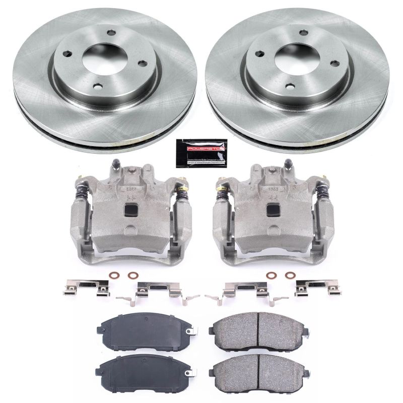 Power Stop 07-12 Nissan Versa Front Autospecialty Brake Kit w/Calipers
