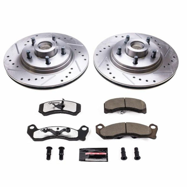 Power Stop 84-86 Ford Mustang Front Z26 Street Warrior Brake Kit