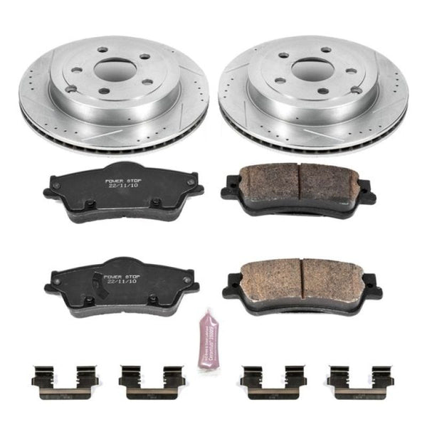 Power Stop 08-09 Pontiac G8 Rear Z23 Evolution Sport Brake Kit