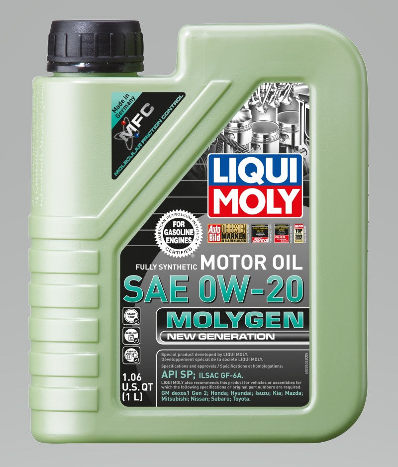 LIQUI MOLY 1L Molygen New Generation 0W20 - Case of 6