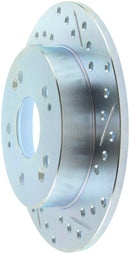 StopTech Select Sport 06-15 Honda Civic Si Slotted and Drilled Right Left Rotor