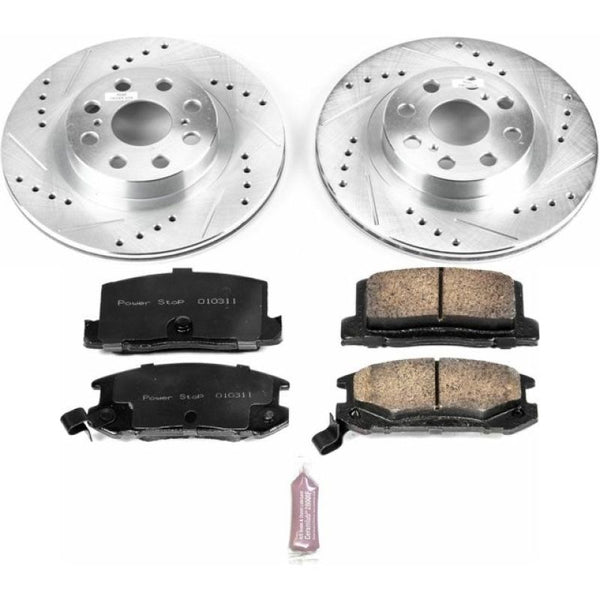 Power Stop 00-05 Toyota MR2 Spyder Rear Z23 Evolution Sport Brake Kit