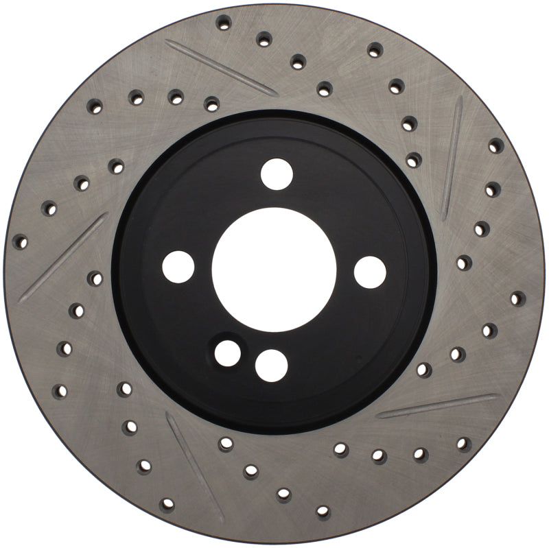 StopTech Slotted & Drilled Sport Brake Rotor 07-13 Mini Cooper