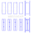 King Nissan KA-24DE (Size 0.50 Oversized) Performance Main Bearing Set