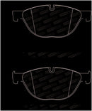 StopTech 09-17 BMW 5-Series Street Brake Pads w/Shims - Front