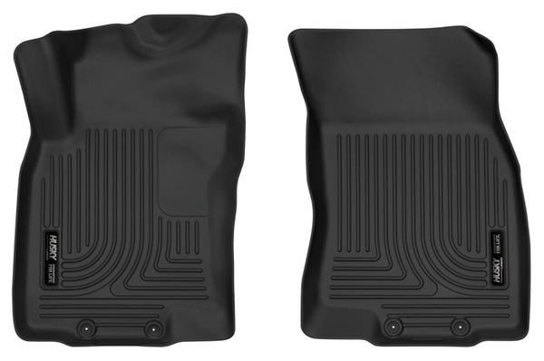 Husky Liners 14-18 Nissan Rogue / 14-15 Nissan X-Trail X-Act Contour Black Front Floor Liners