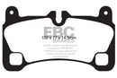 EBC 08-09 Volkswagen Touareg 3.6 (2 holes at bottom of backplate) Redstuff Rear Brake Pads