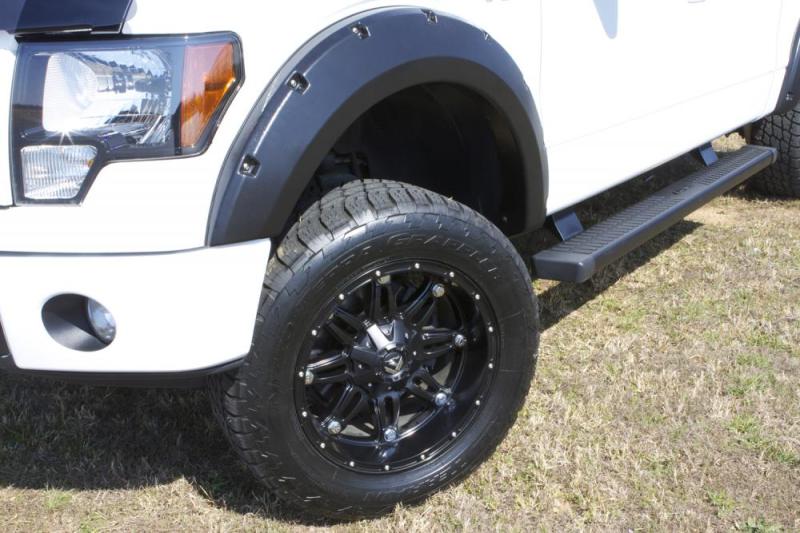 Lund 10-17 Dodge Ram 2500 RX-Rivet Style Textured Elite Series Fender Flares - Black (4 Pc.)