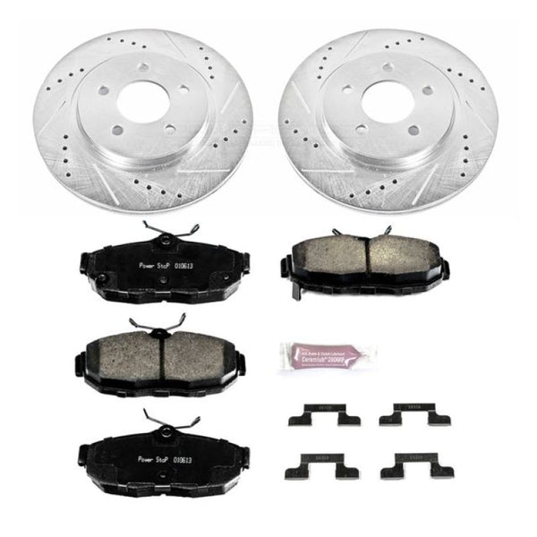 Power Stop 2012 Ford Mustang Rear Z23 Evolution Sport Brake Kit