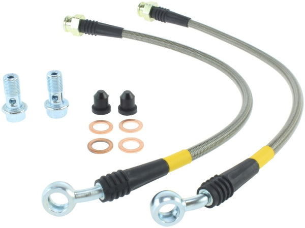 StopTech 2012 Jeep Grand Cherokee (all) Stainless Steel Rear Brake Lines
