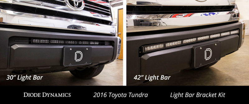 Diode Dynamics 14-21 Toyota Tundra SS42 Stealth Lightbar Kit - White Driving