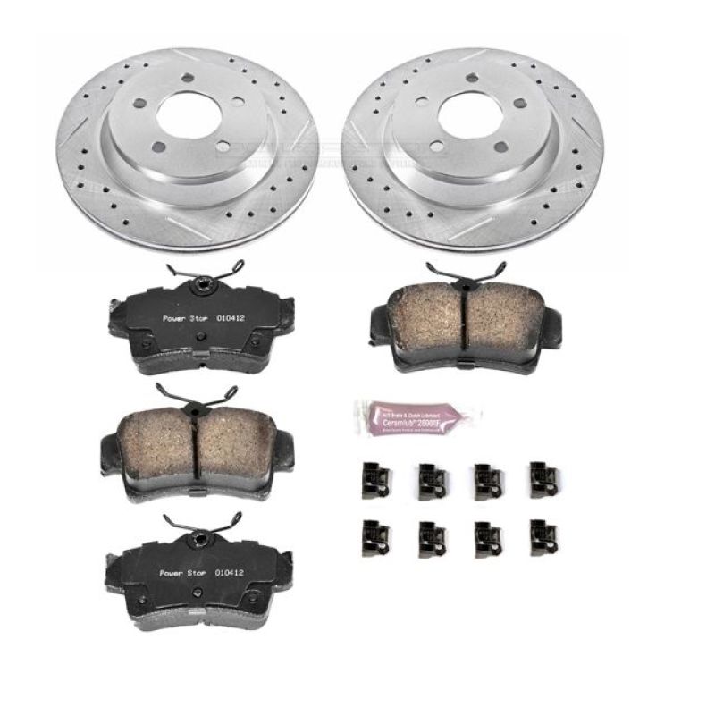 Power Stop 94-99 Ford Mustang Rear Z23 Evolution Sport Brake Kit