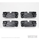 Westin R5 LED Light Kit - 4 End Caps Integrated LED Lights w/ Wiring Harness - Black