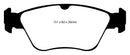 EBC 99-01 Mercedes-Benz C230 (W202) 2.3 Yellowstuff Front Brake Pads