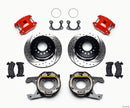Wilwood D154 P/S P-B Kit Drilled-Red Small Ford 2.50in Offset