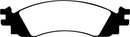 EBC 06-10 Ford Explorer 4.0 2WD Yellowstuff Front Brake Pads