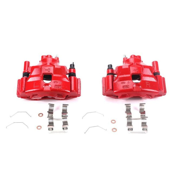 Power Stop 03-05 Mazda 6 Front Red Calipers w/Brackets - Pair