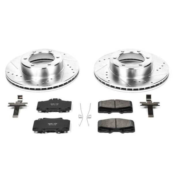 Power Stop 91-95 Toyota 4Runner Front Z23 Evolution Sport Brake Kit