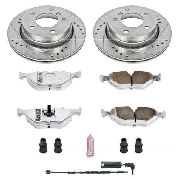 Power Stop 2000 BMW 323Ci Rear Z26 Street Warrior Brake Kit