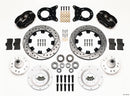 Wilwood Forged Dynalite Front Kit 12.19in Drilled 1970-1973 Mustang Disc & Drum Spindle