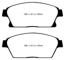 EBC 13+ Buick Encore 1.4 Turbo Greenstuff Front Brake Pads