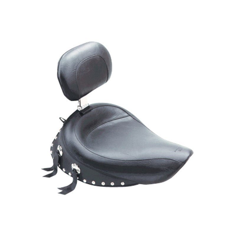 Mustang Motorcycle Studded Solo W/Driver Backrest