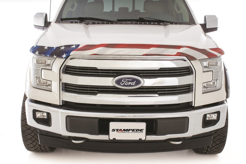 Stampede 2015-2019 Ford F-150 Vigilante Premium Hood Protector - Flag