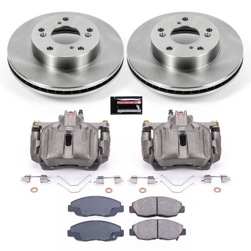 Power Stop 12-15 Honda Civic Autospecialty Kit w/ Calipers - Front