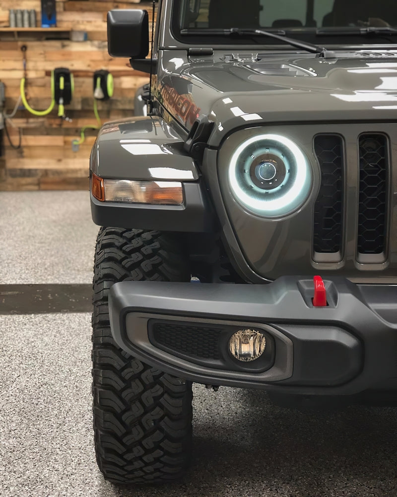 Oracle Oculus Bi-LED Projector Headlights for Jeep JL/Gladiator JT - Matte Black - 5500K