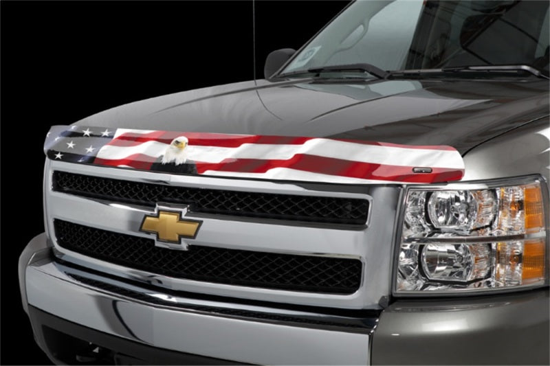 Stampede 2019 Chevy Silverado 1500 Specialty Vigilante Premium Hood Protector - Flag