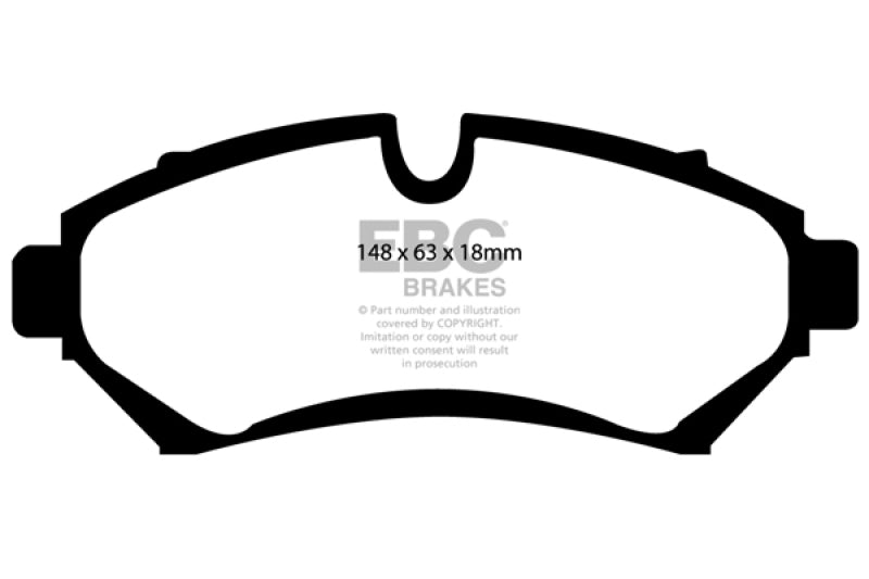 EBC 98-04 Cadillac Seville 4.6 Ultimax2 Front Brake Pads