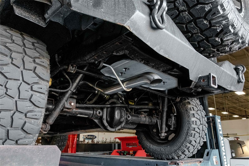 Corsa 12-18 Jeep Wrangler JKU 3.6L Sport 2.75in Cat-Back Exhaust w/ Turn Down Tip