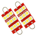 Oracle 44MM 6 LED 3 Chip - Loop Festoon Bulbs (Pair) - White