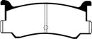EBC 92-95 Mazda MX3 1.6 Greenstuff Rear Brake Pads