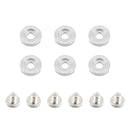 Mishimoto Small Fender Washer Kit (6pcs) - Silver