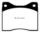 EBC 79-86 Alfa Romeo 6 2.0 Greenstuff Front Brake Pads