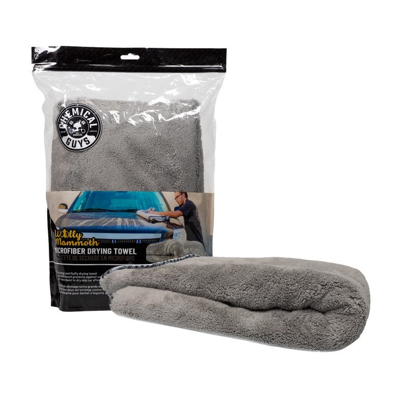 Chemical Guys Woolly Mammoth Microfiber Dryer Towel - 36in x 25in - Case of 6