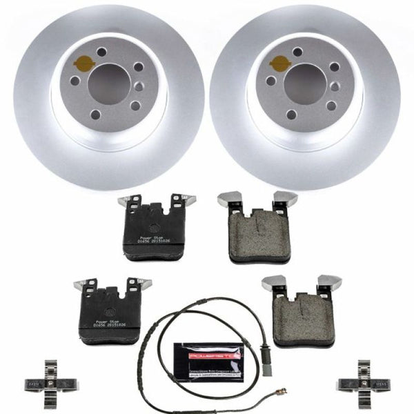 Power Stop 16-18 BMW 320i xDrive Rear Z23 Evolution Sport Coated Brake Kit