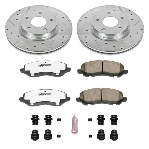 Power Stop 11-14 Chrysler 200 Front Z26 Street Warrior Brake Kit