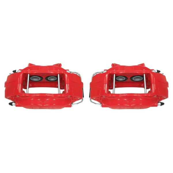 Power Stop 07-14 Ford Mustang Front Red Calipers w/o Brackets - Pair
