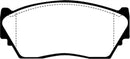 EBC 91-93 Nissan NX 1.6 Greenstuff Front Brake Pads