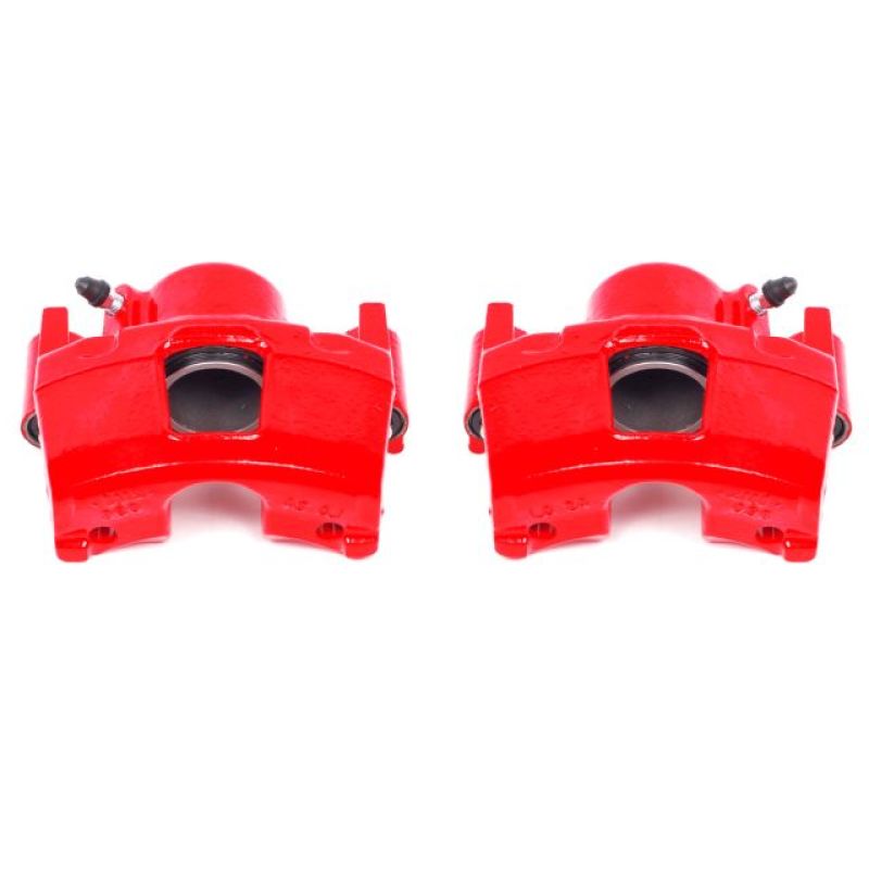 Power Stop 90-98 Buick Skylark Front Red Calipers w/o Brackets - Pair