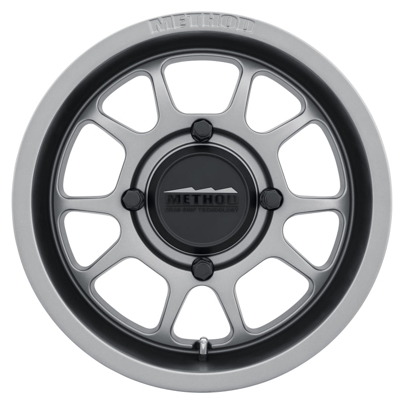 Method MR409 14x7 5+2/+38mm Offset 4x156 132mm CB Steel Grey Wheel