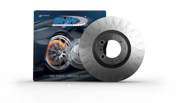 SHW 07-09 Volkswagen Touareg 3.6L/4.2L Rear Smooth Monobloc Brake Rotor