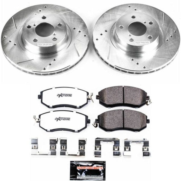 Power Stop 13-16 Subaru BRZ Front Z26 Street Warrior Brake Kit